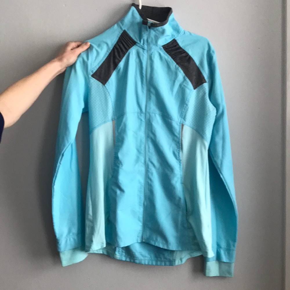 Activewear Blue Zip-Up